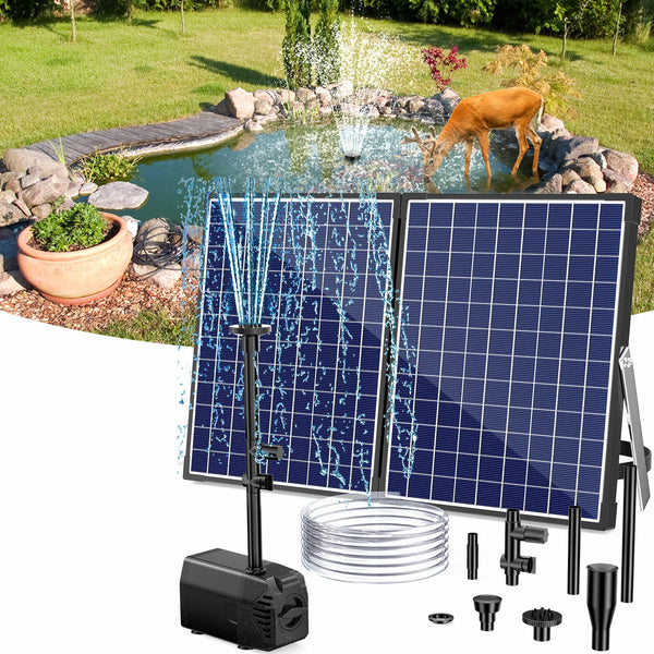 35W 340GPH Solar Fountain Pump