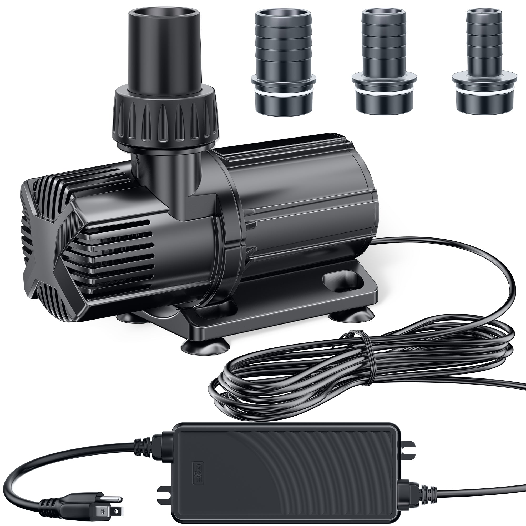 1600GPH DC Submersible Water Pump for 120W Solar Foutain