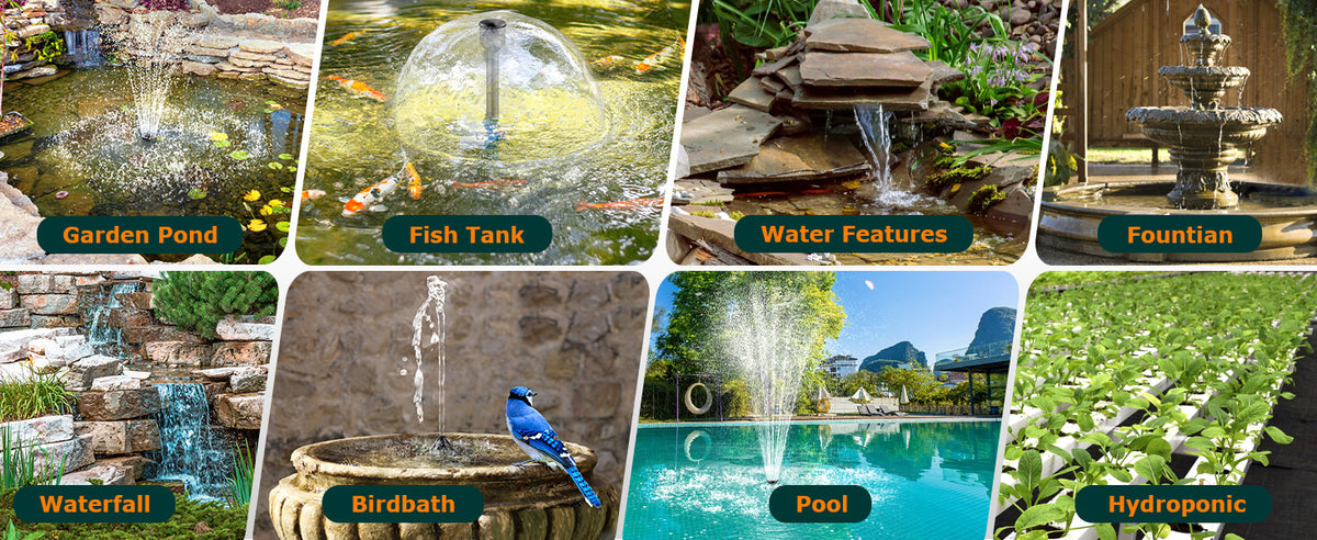 Perfect for Multiple Water Features