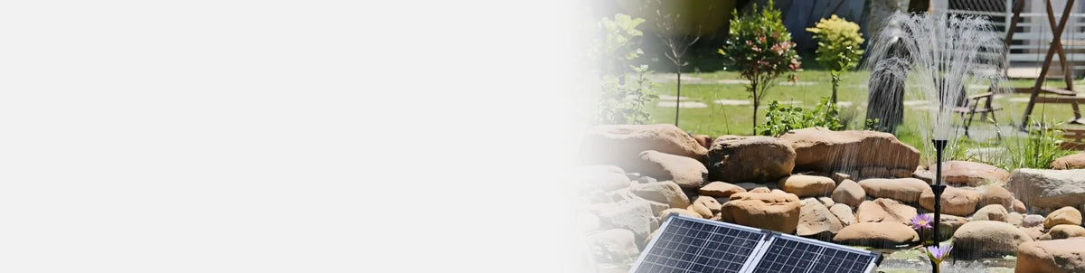 Solar Pond Filter Fountains