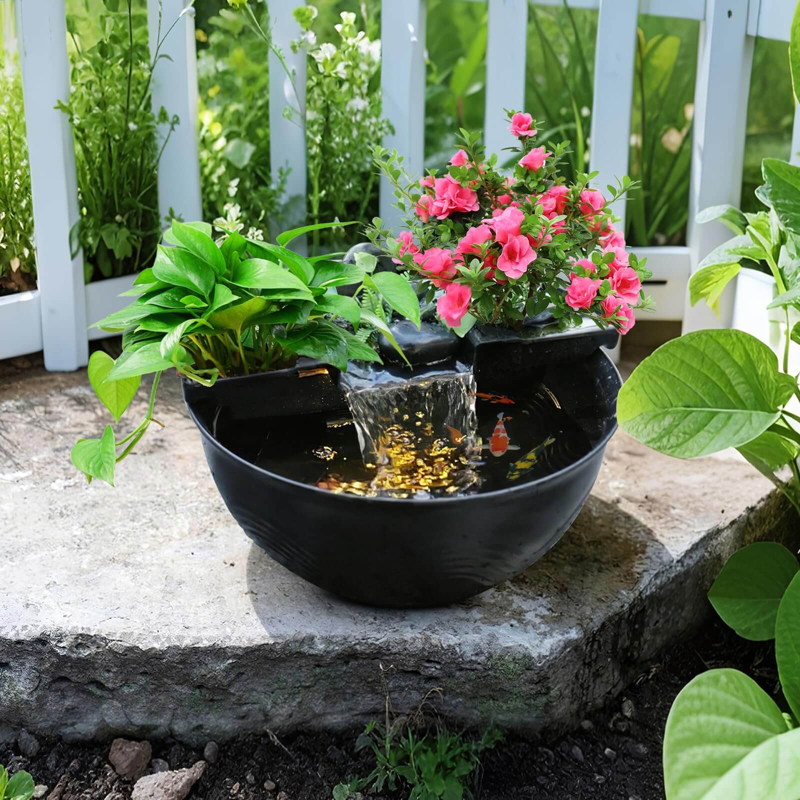mini water fountain for desk,mini waterfall fountain,mini pond kit,mini waterfall for bedroom