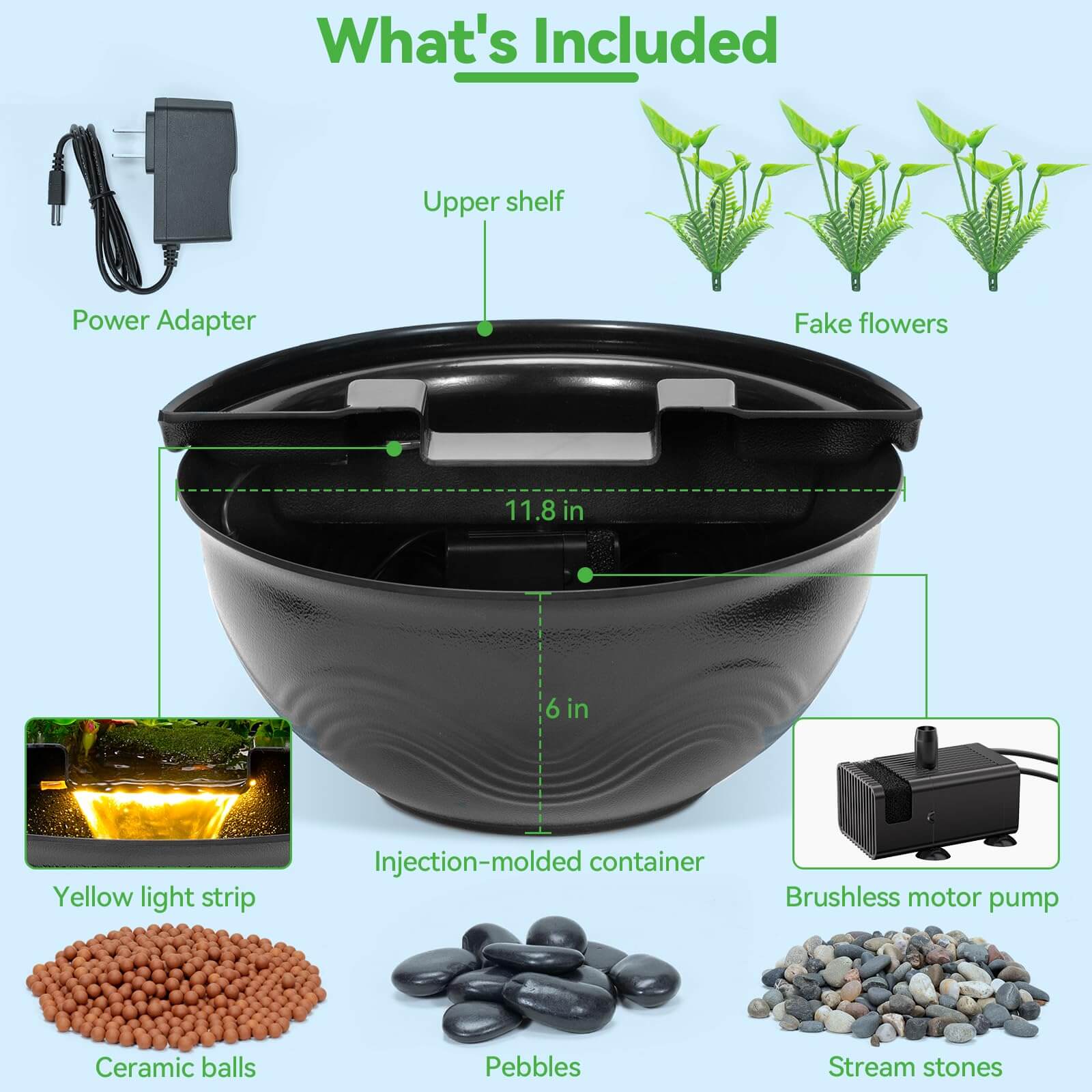 mini water fountain for desk,mini waterfall fountain,mini pond kit,mini waterfall for bedroom