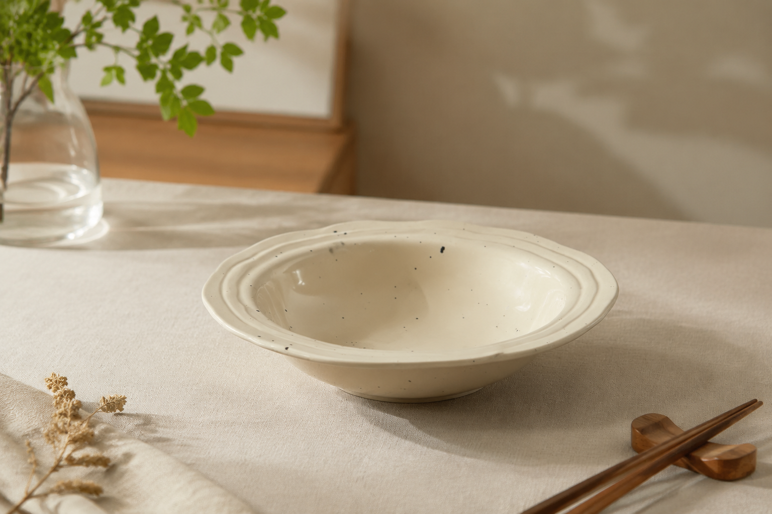 POPOSOAP Ceramic Helix Swirl Salad Plates for Desserts & Dining