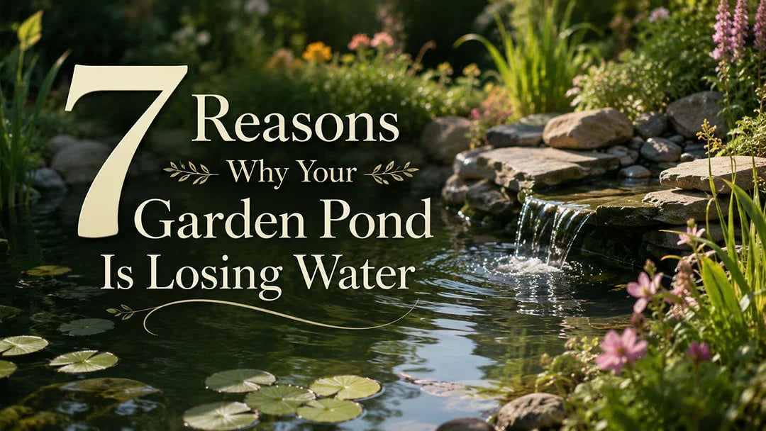 1why your garden pond is losing water
