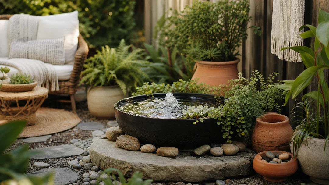Creative Boho Water Feature Ideas