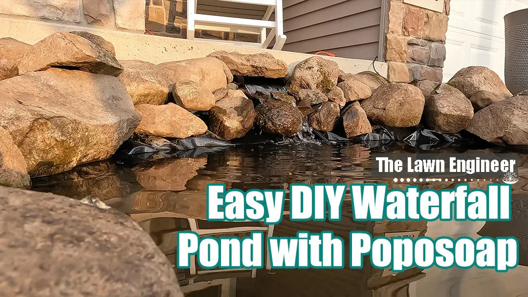 Easy DIY Waterfall Pond with Poposoap