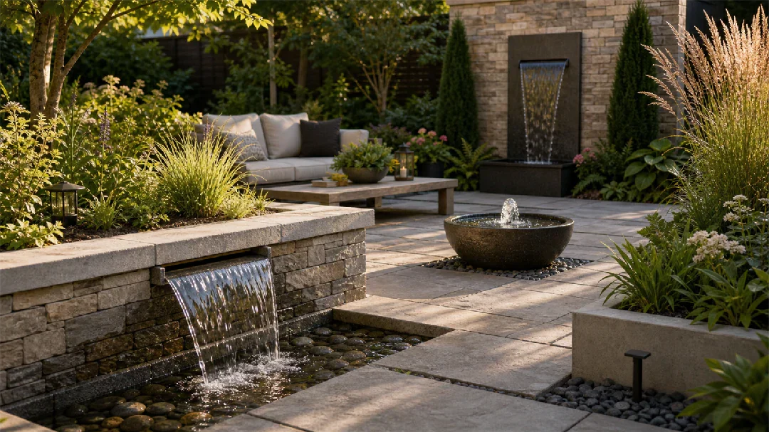 Incorporating Water Features into Your Hardscape
