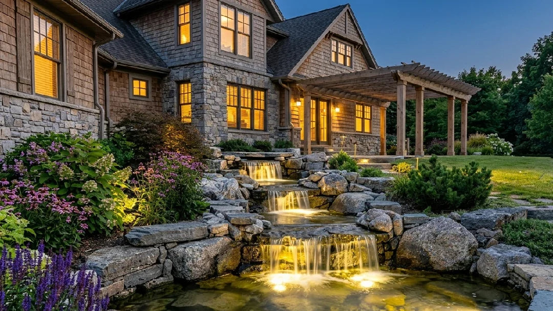 Low-Voltage vs. Solar Landscape Lighting