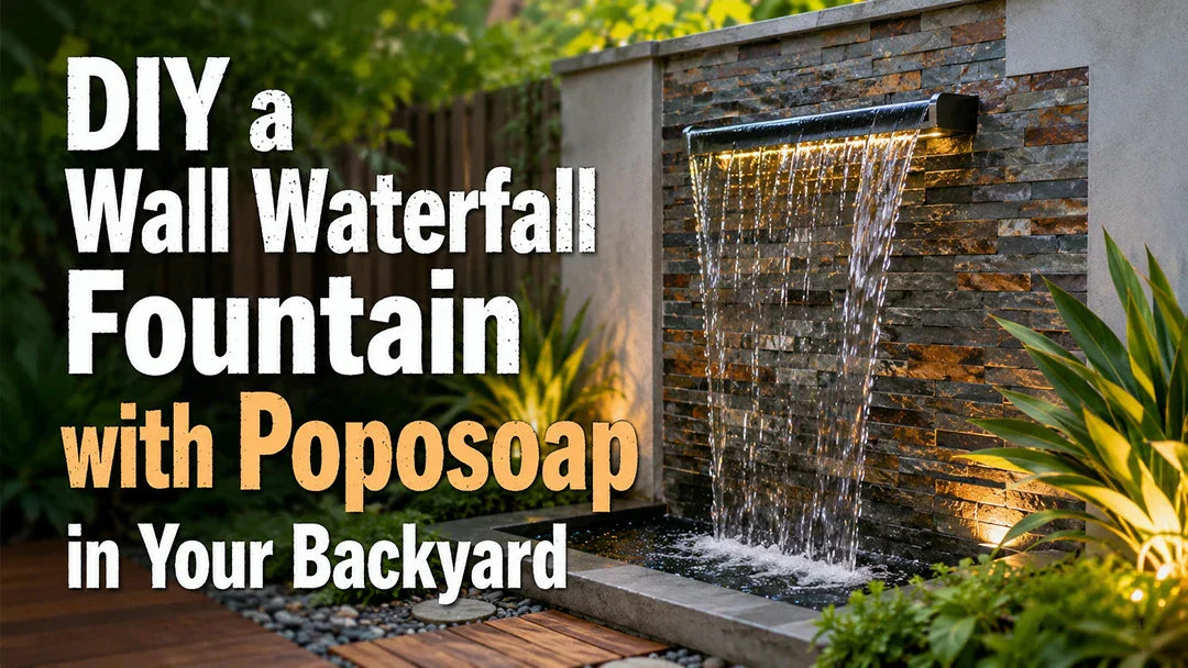 wall waterfall fountain
