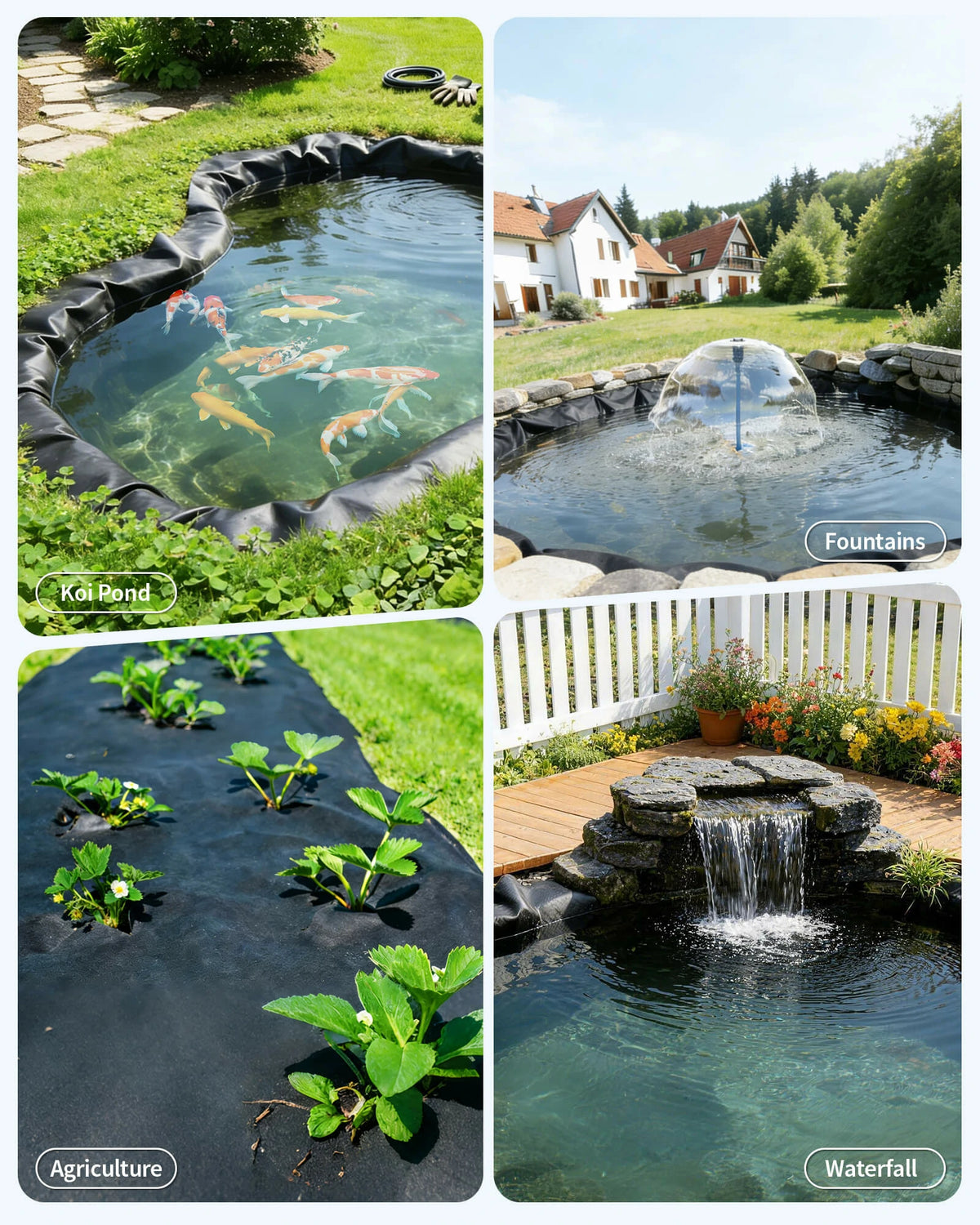 10' x 10' Pond Underlayment