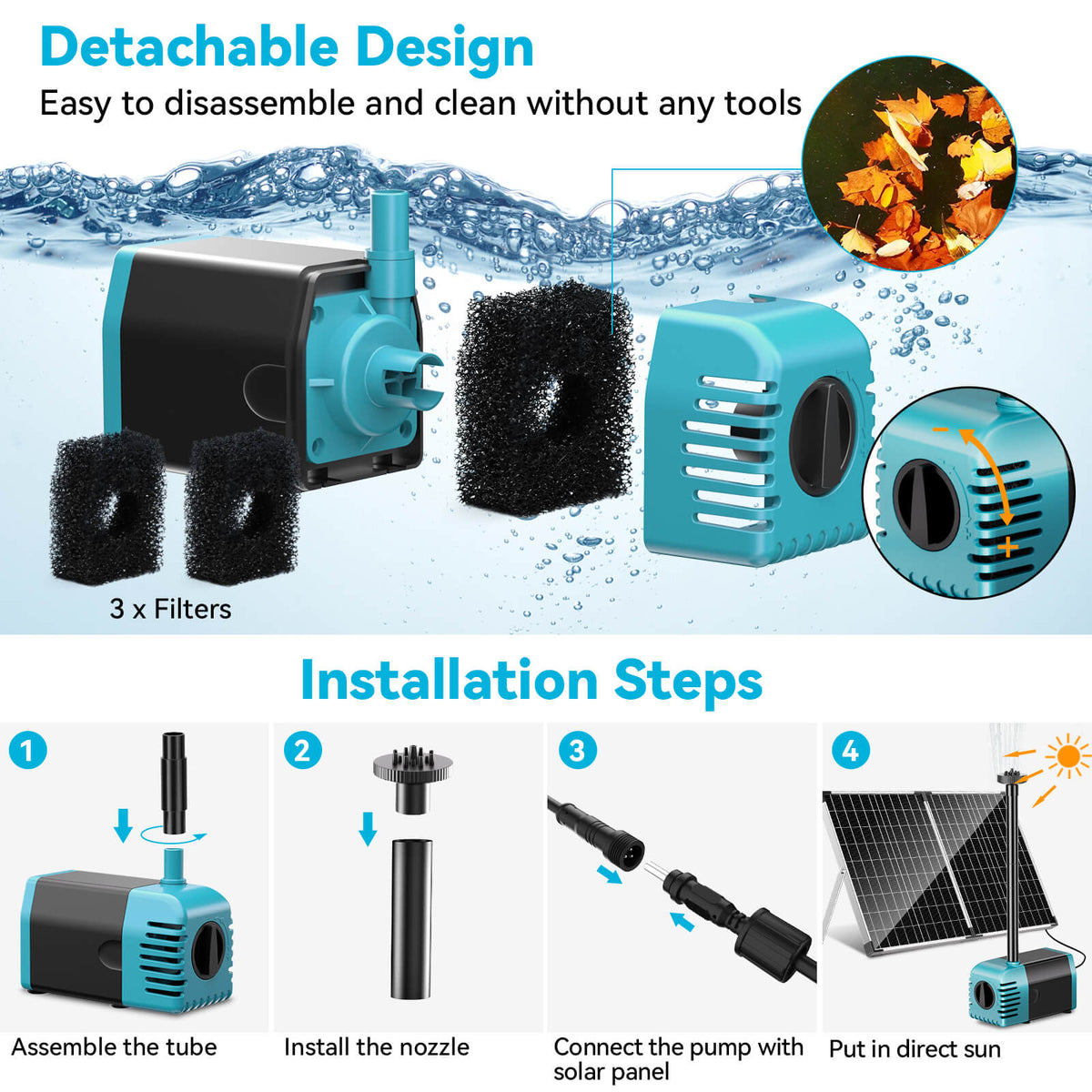 solar pump water fountain,solar pumps for fountains,fountain with solar powered pump