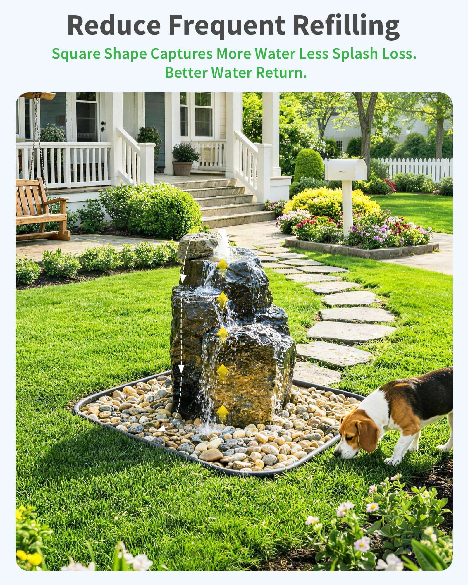 25 Gallon Fountain and Water Feature Basin