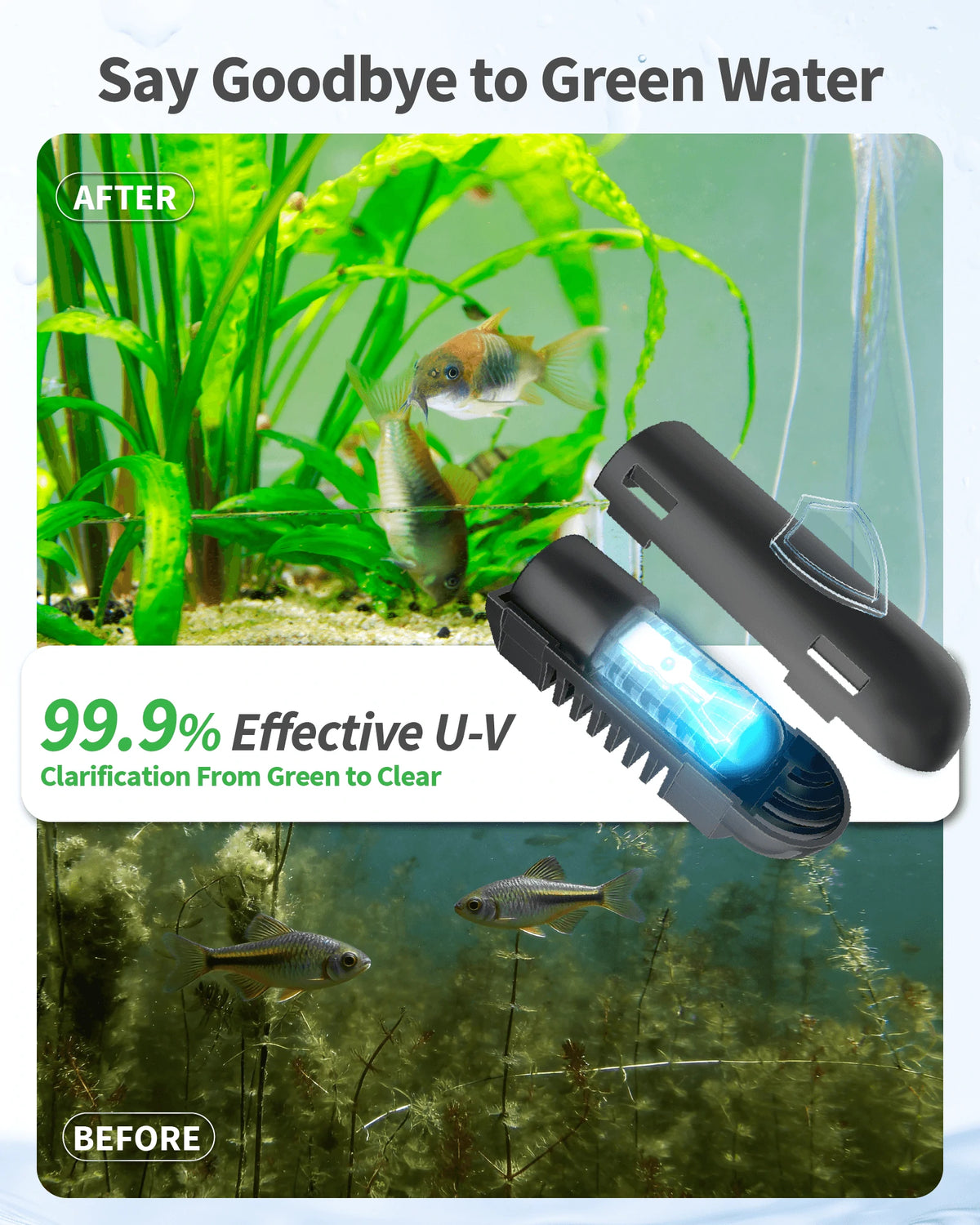 PF300 660GPH AC Pond Filter Fountain with Light