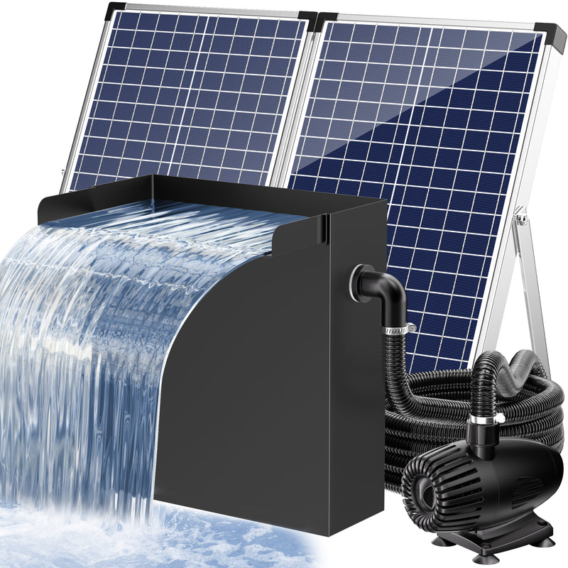 Run a Solar Waterfall Pump Kit