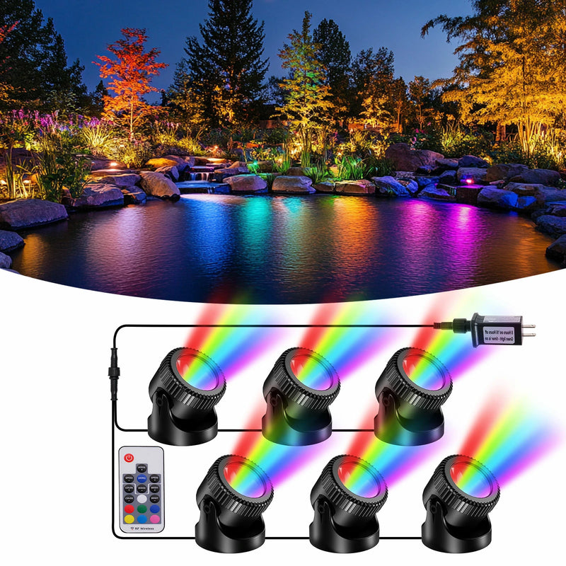 Colored Underwater Electric Pond Lights