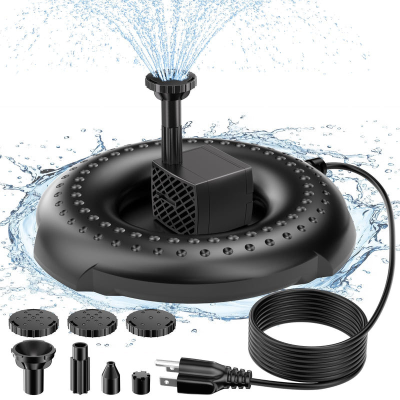 Bird Bath Heater Fountain in Winter