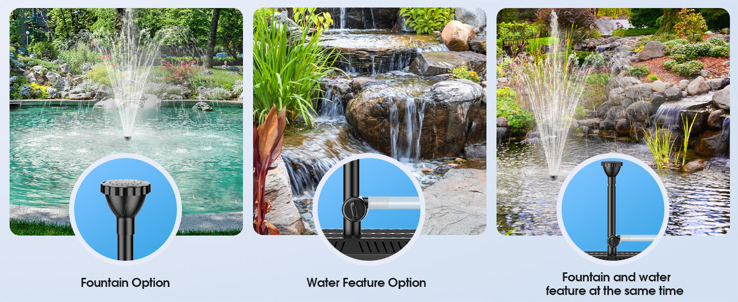 Flexible Fountain & Water Feature Configurations