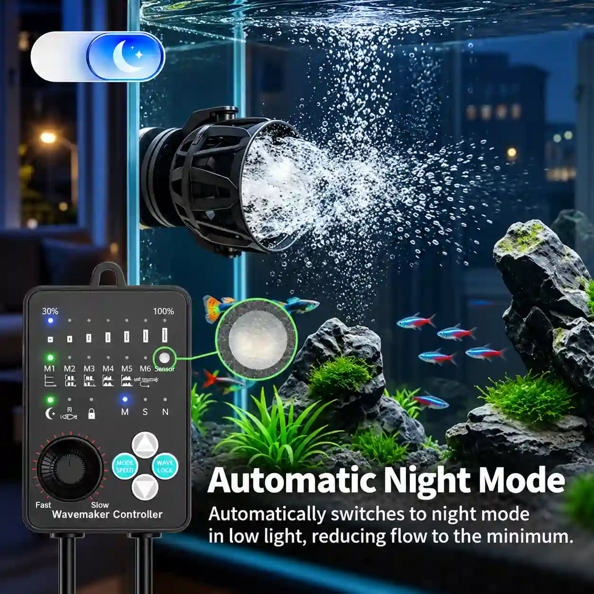 Automatic_wave_maker_in_fish_tank