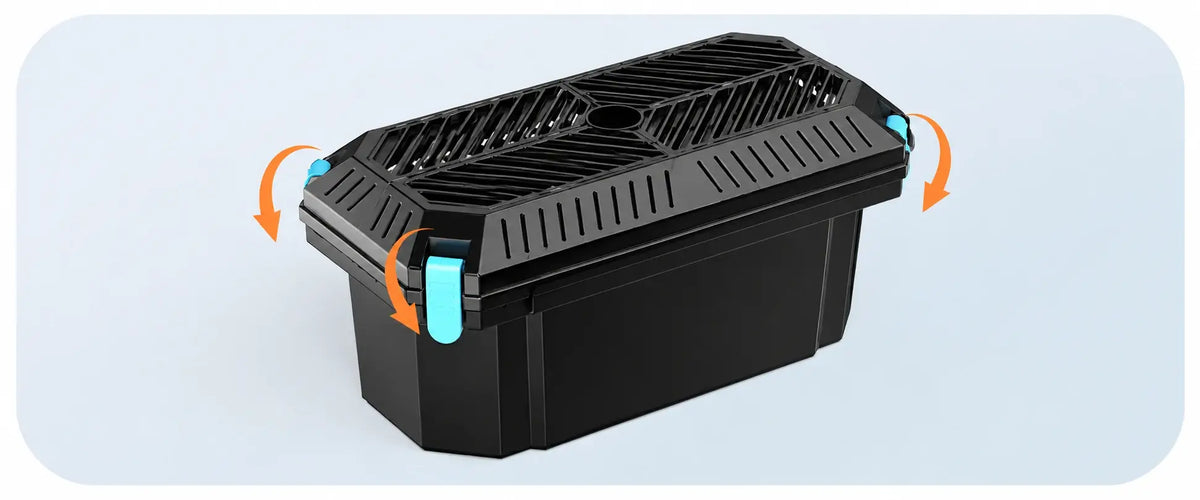 Step 4: Lock the lid
