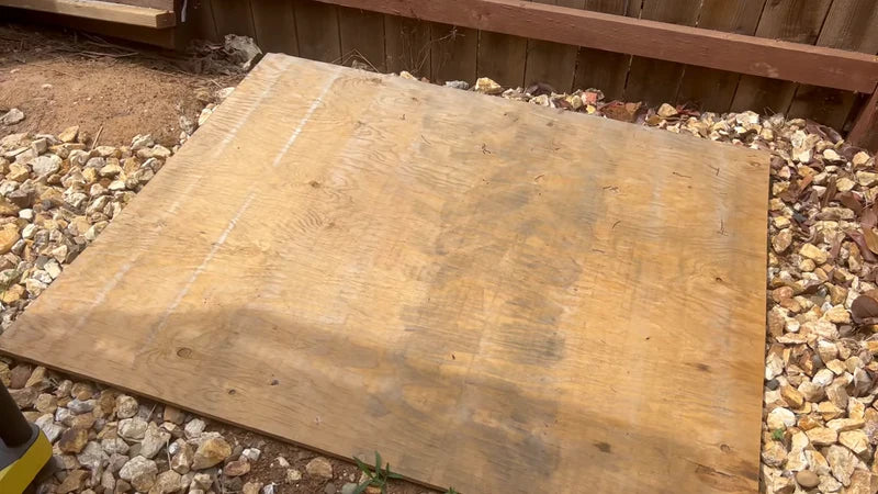 Plywood - Provides a stable foundation