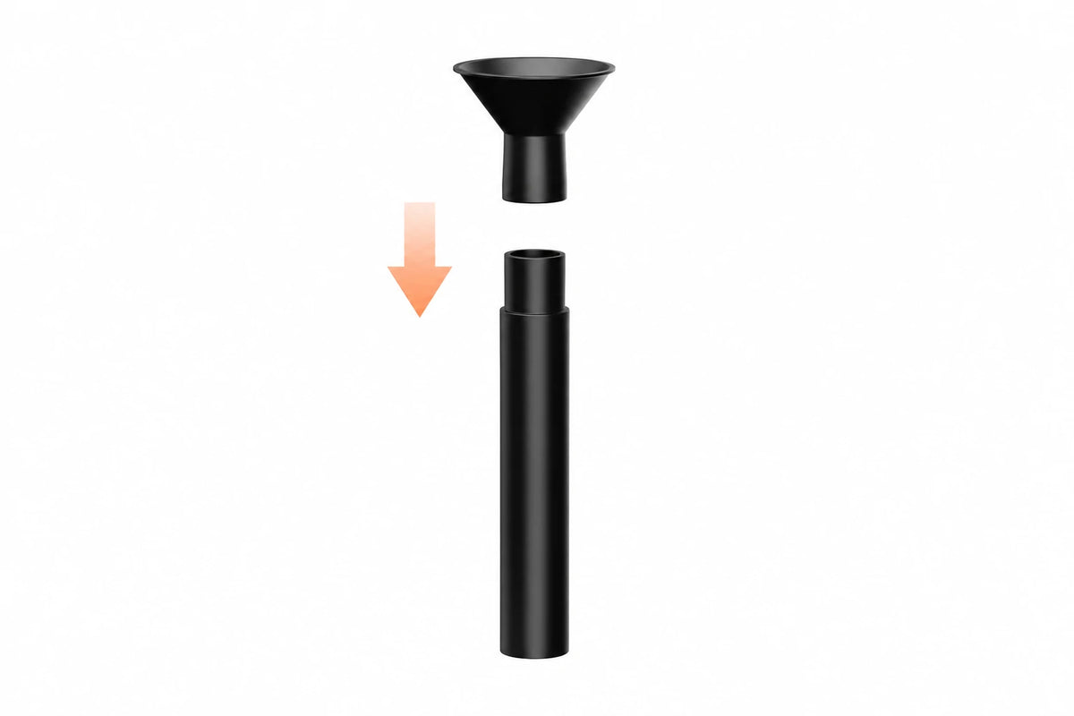 assemble solar power pump for fountain head