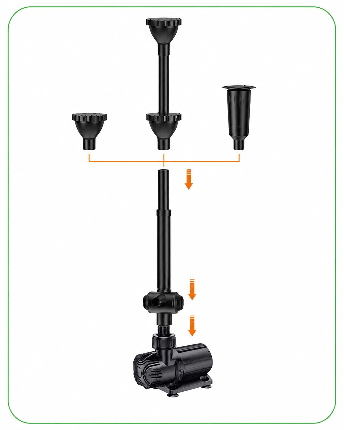 backyard fountains solar pump