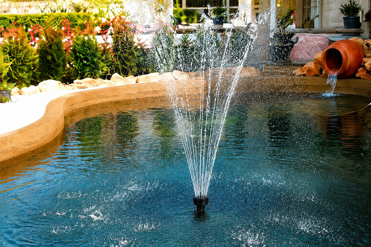 solar power waterfall pump dug in installation methods