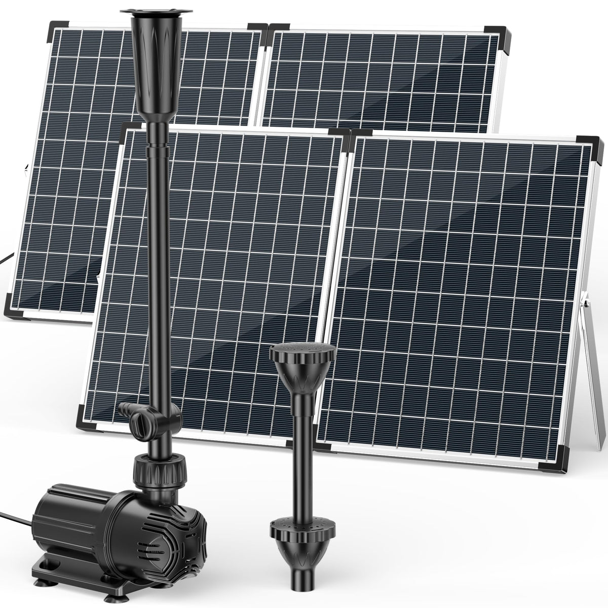 100W 1200GPH Solar Water Fountain Pump