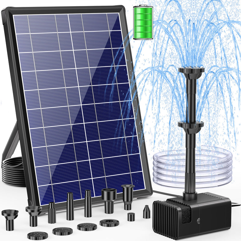 bird bath solar fountain pump