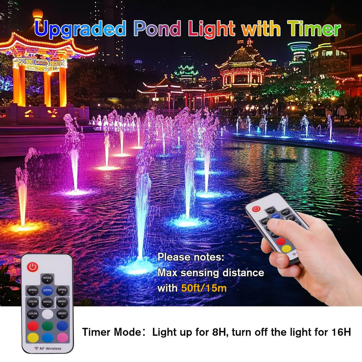 underwater pond light,pond submersible lights,underwater led lights for ponds,koi pond lights