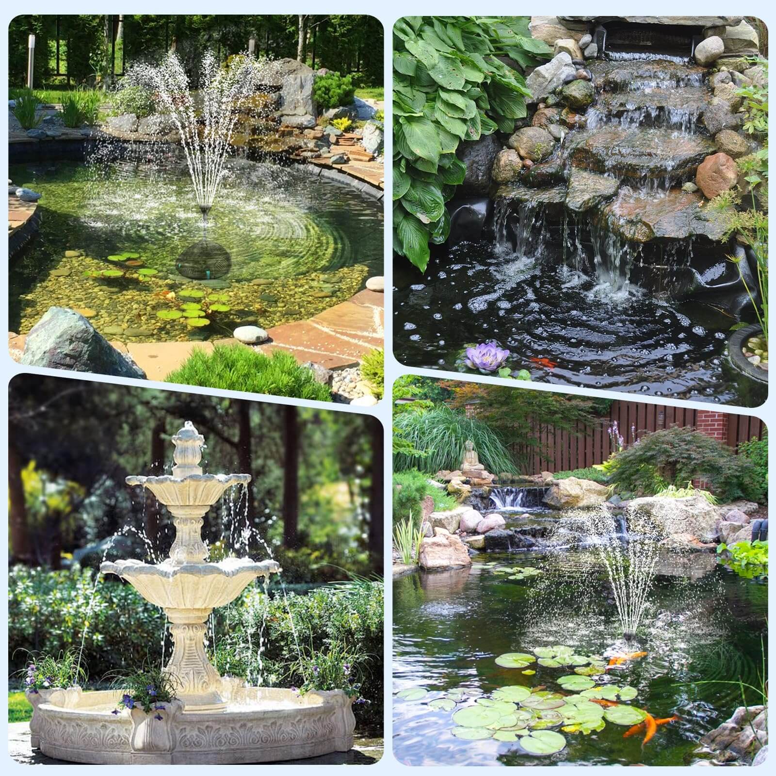 solar powered pump and filter for pond,solar garden pond pump and filter,solar koi pond filter
