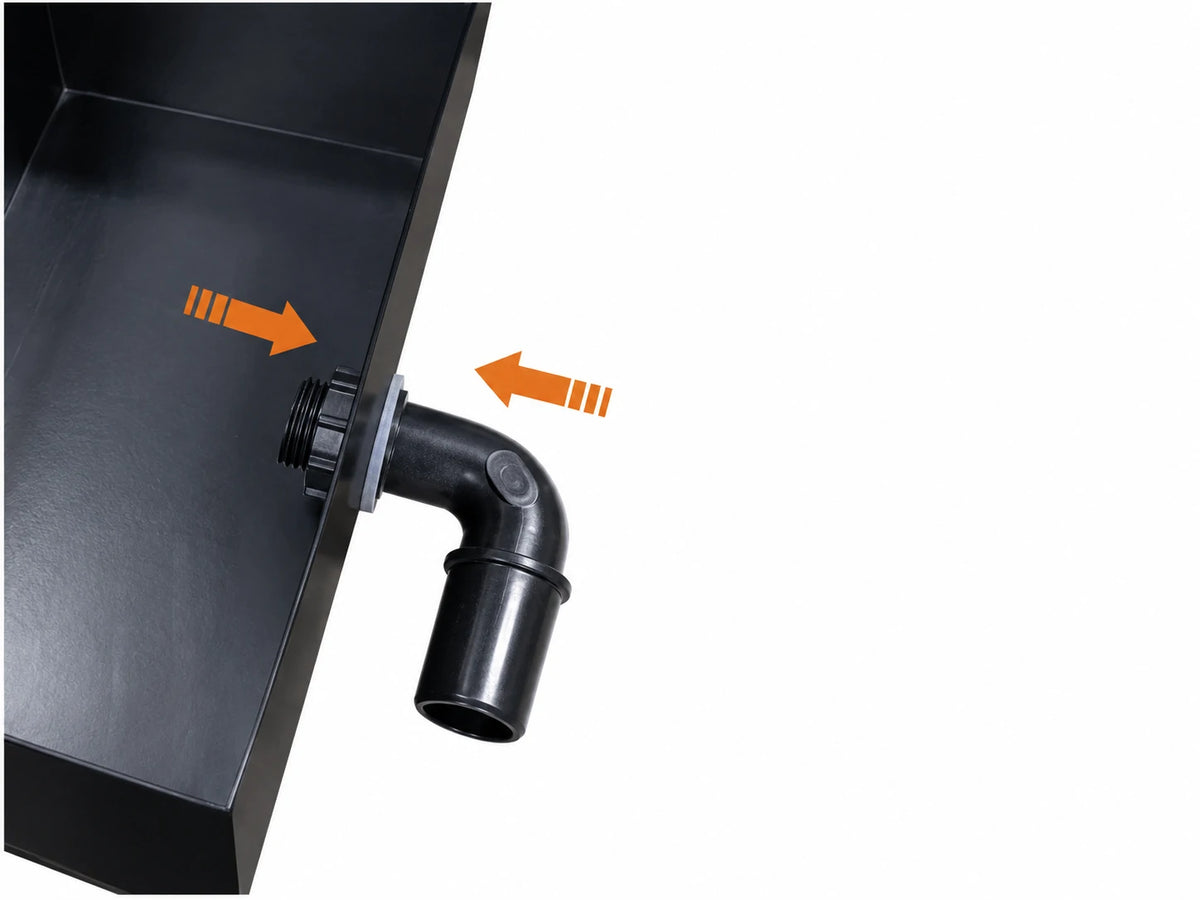 install solar powered waterfall pumps