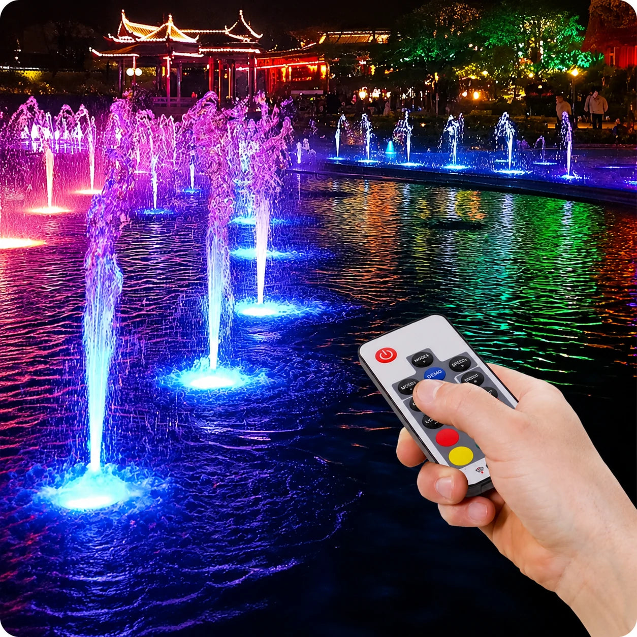 light in pond remote