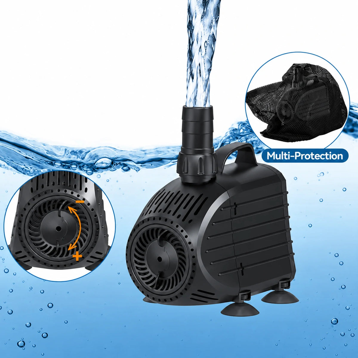 outdoor waterfall kits pumps