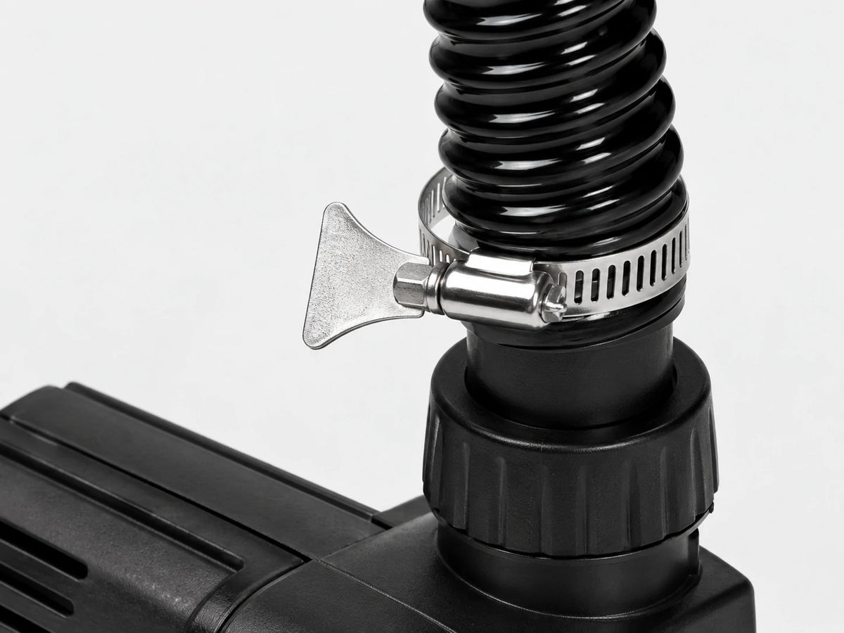 outdoor waterfall wall fountain pump connection