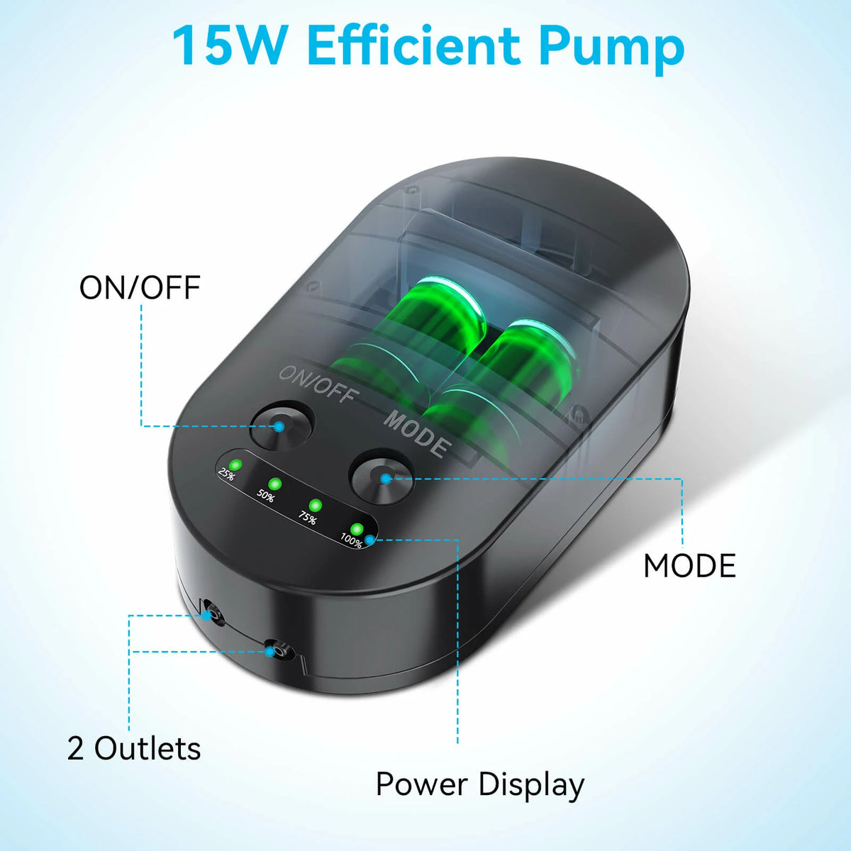 pond aerator solar efficient pump