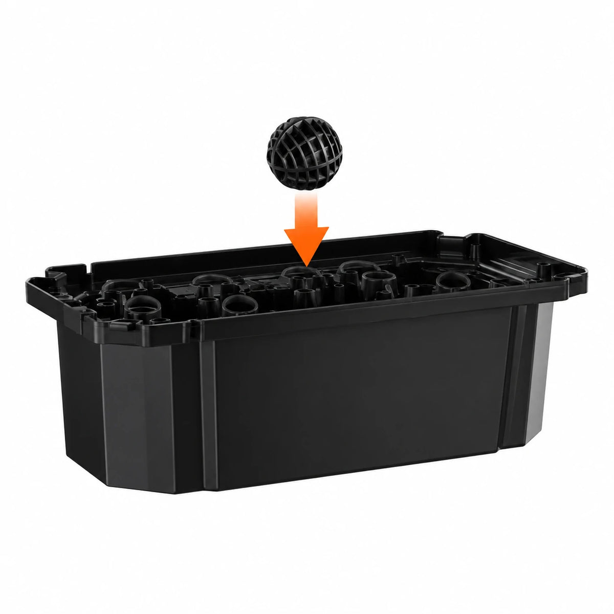 pond filter solar power bioball