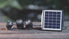 3-Head Colored Underwater Solar Pond Lights