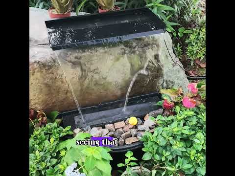 24" Electric Pondless Waterfall Kit with Light, 1600GPH