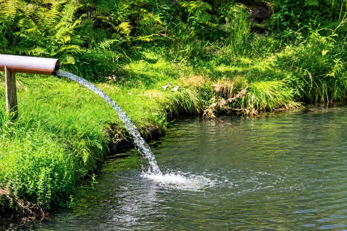 The third way to use a small pond filter