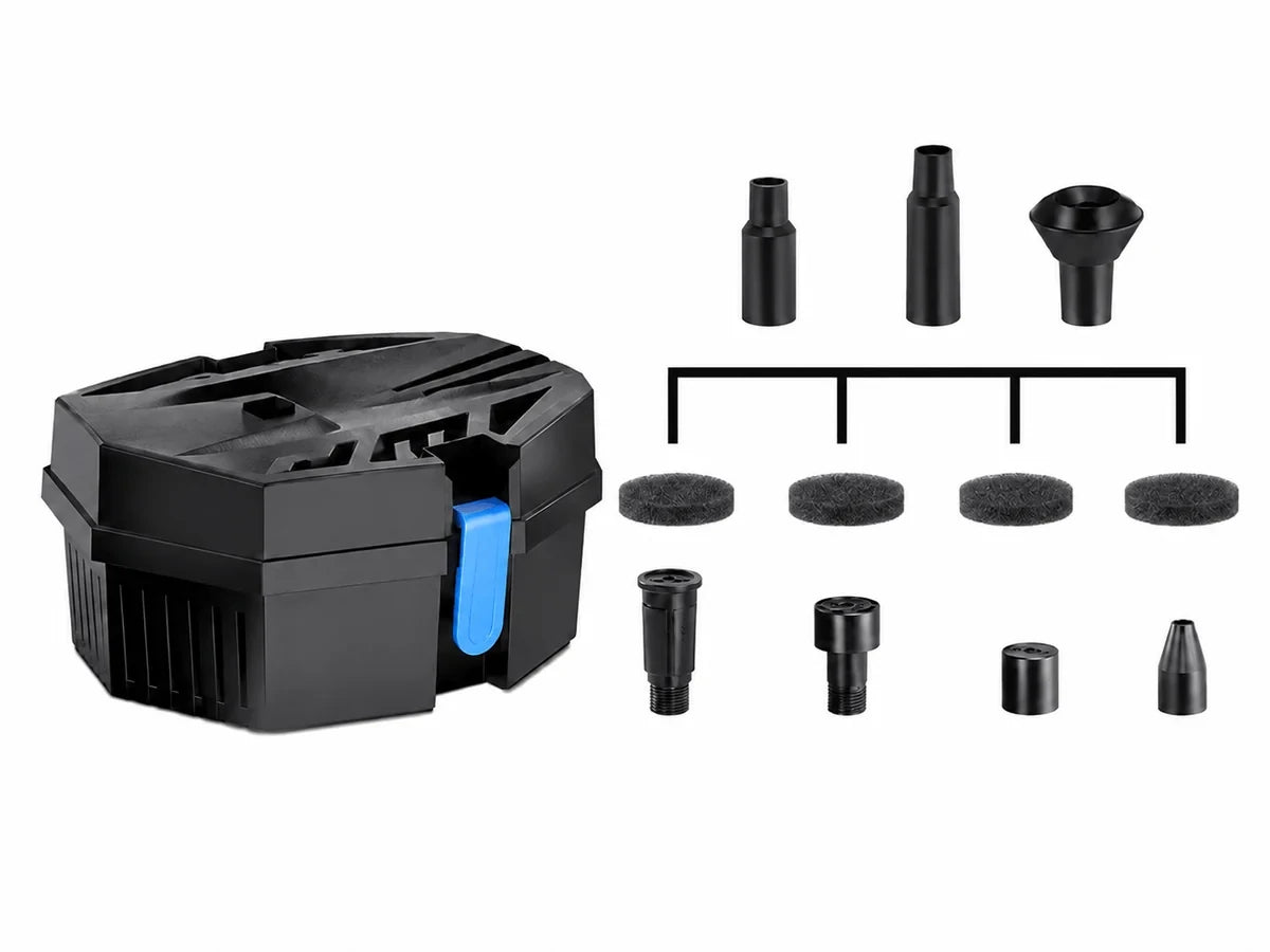 small pond pump and filter solar powered nozzle assemble