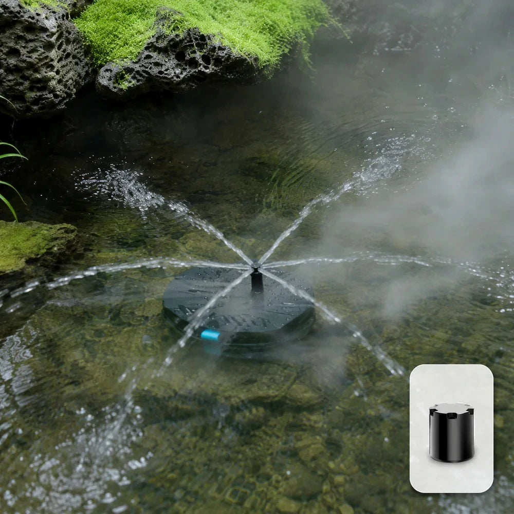 small pond solar filter fountain nozzle