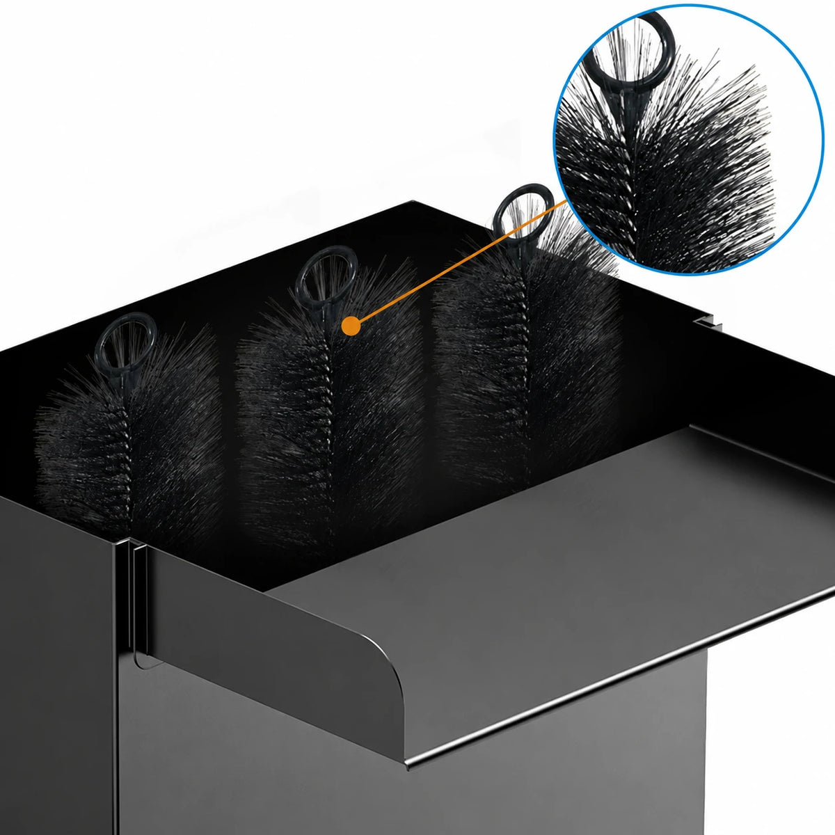 small waterfall kit filter brush
