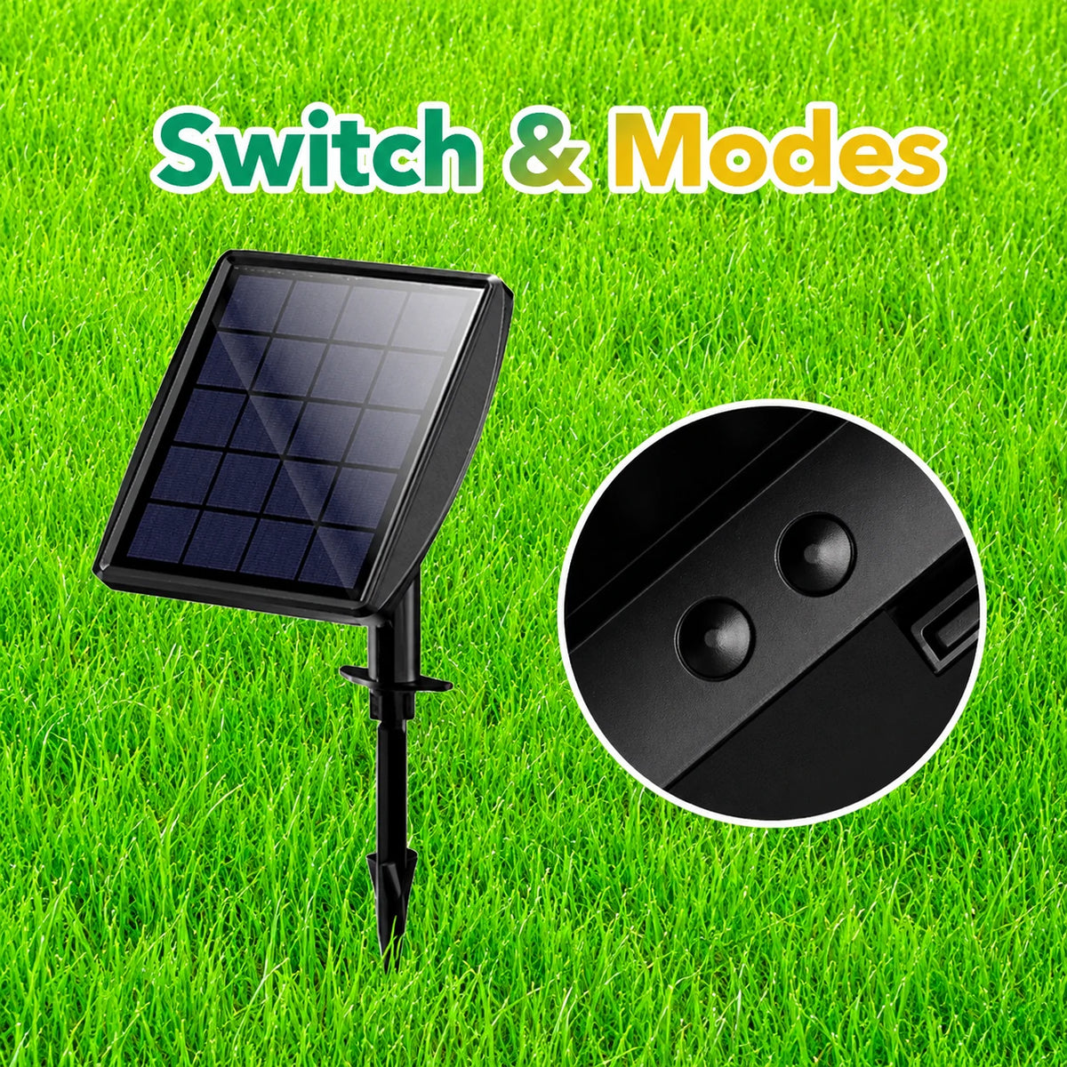 solar lights for pond two modes