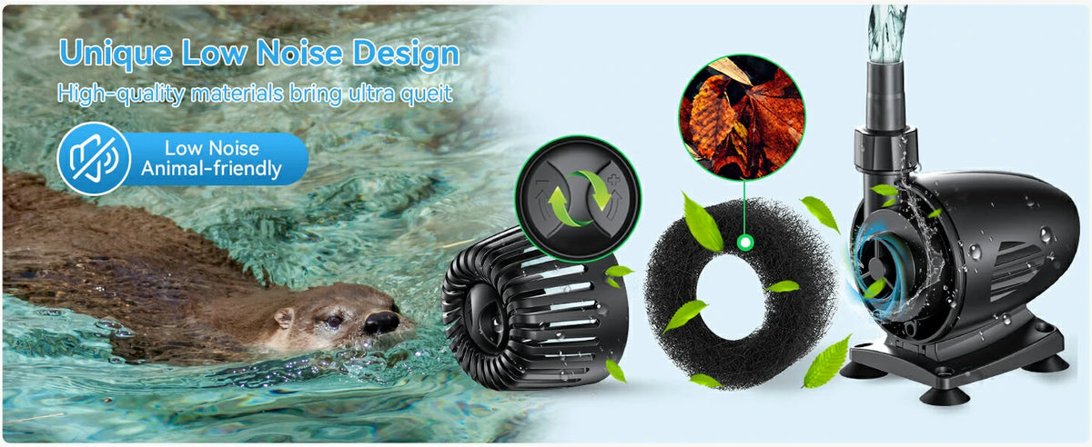 solar panel water fountain pump animal friendly