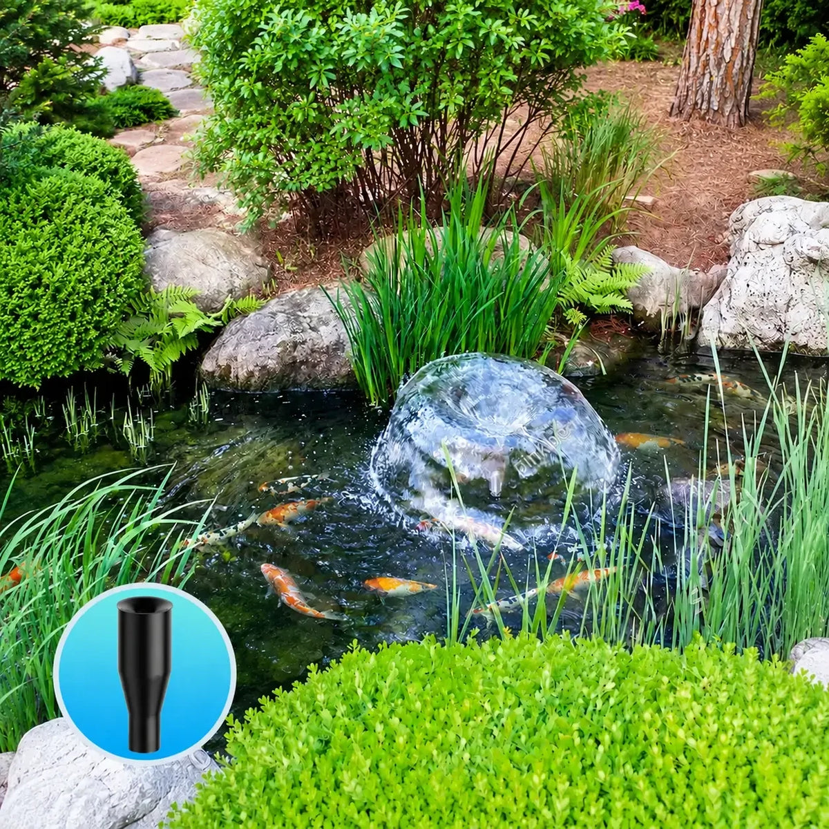 solar pond pump filter Fountain Nozzle