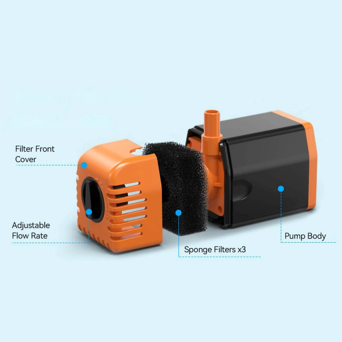 solar pond pump filter pump protection