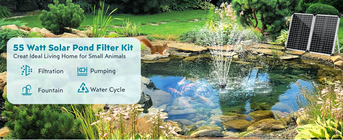 solar power pond filter poposoap