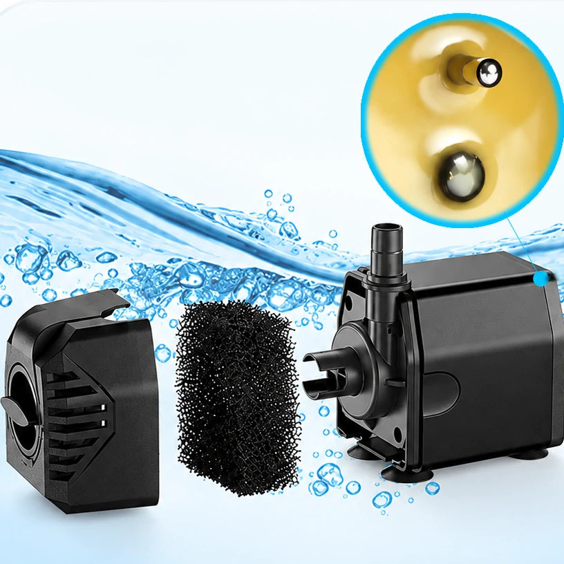 solar powered pond filter system pump