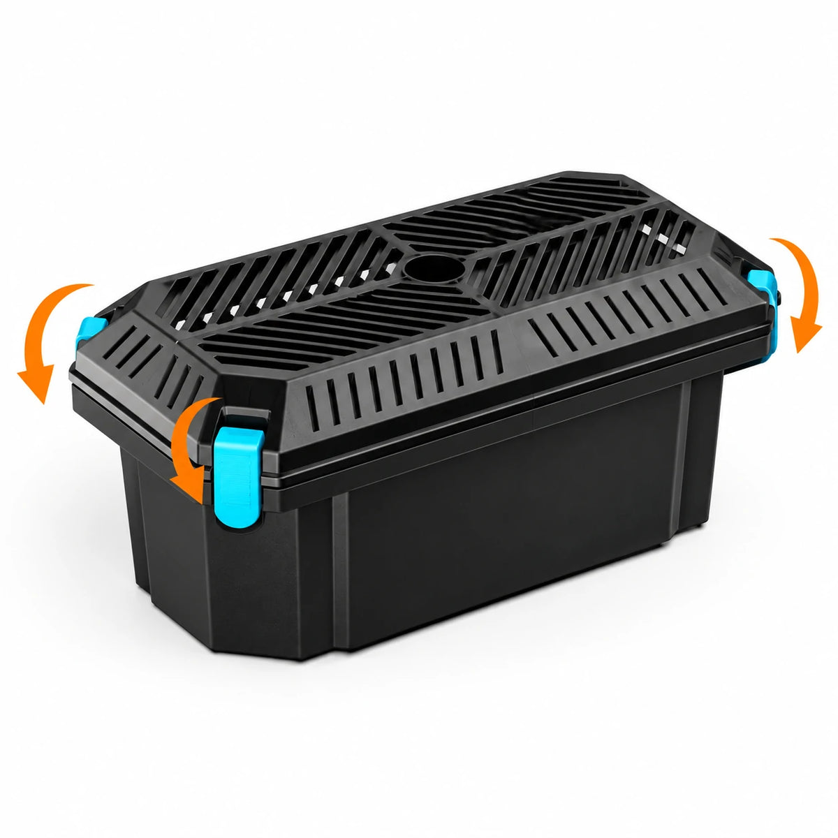 solar powered pond pump and filter close cover